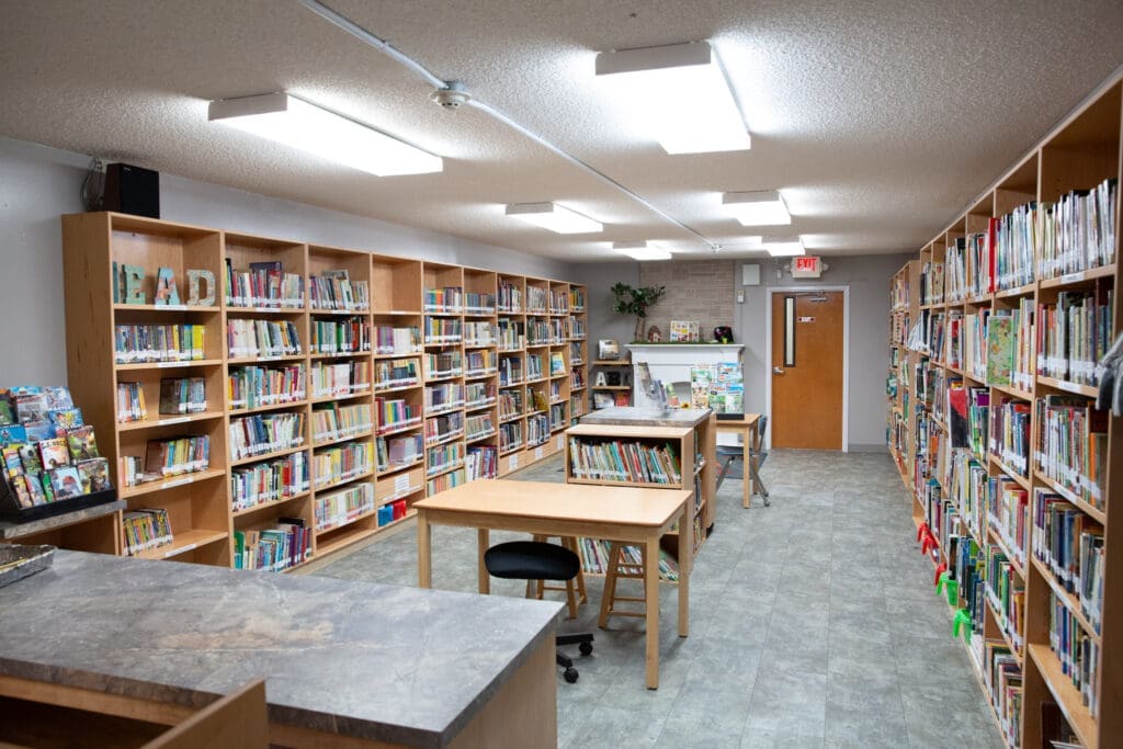 Entire view of library